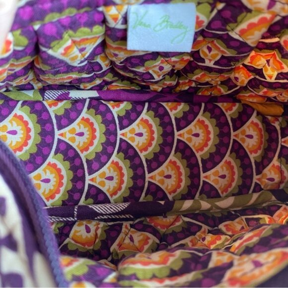 Coach and Vera Bradley with lilac leather wristlet and fabric bag EUC - Picture 7 of 9